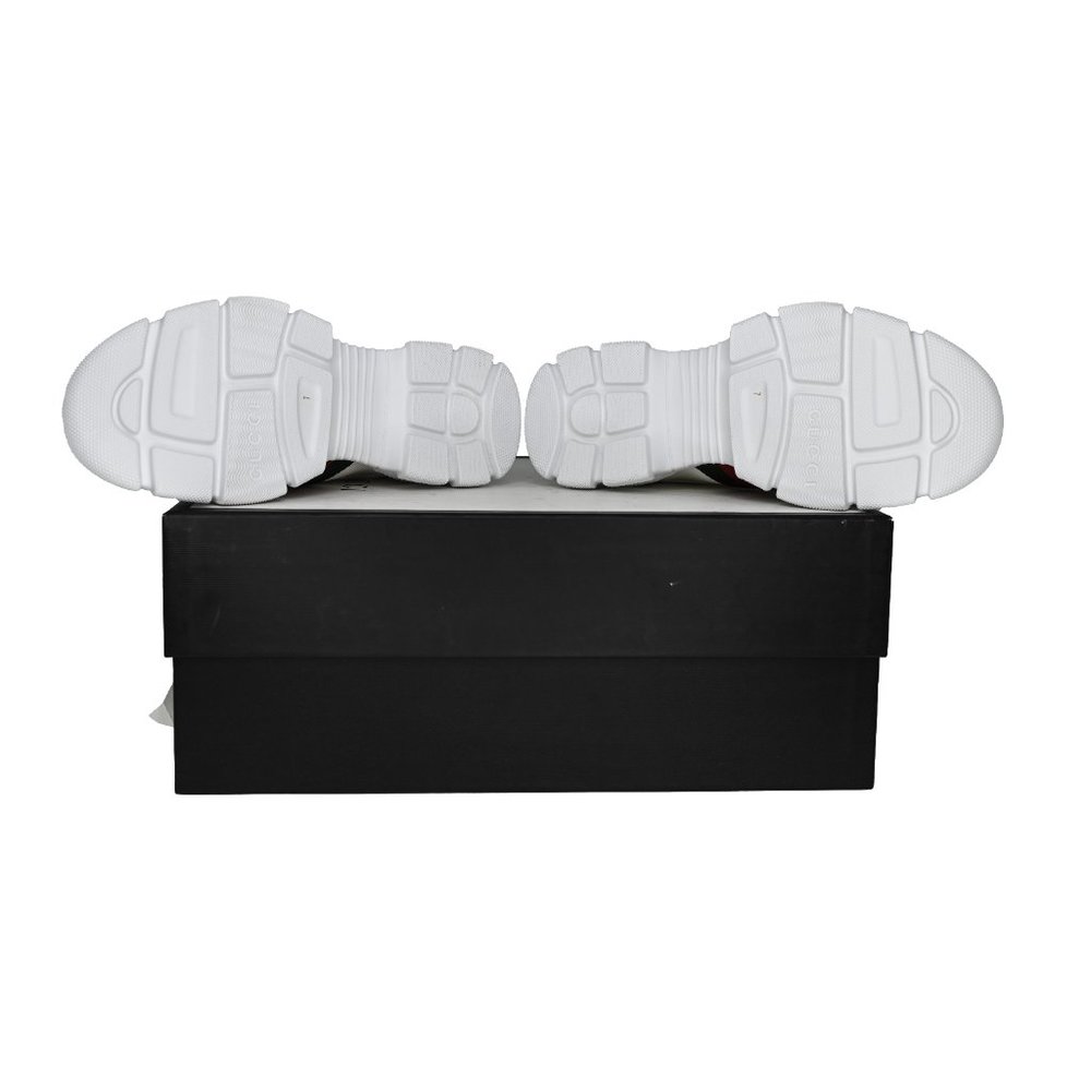 Gucci Men's Nathan Leather Web Sneakers - Picture 12 of 13